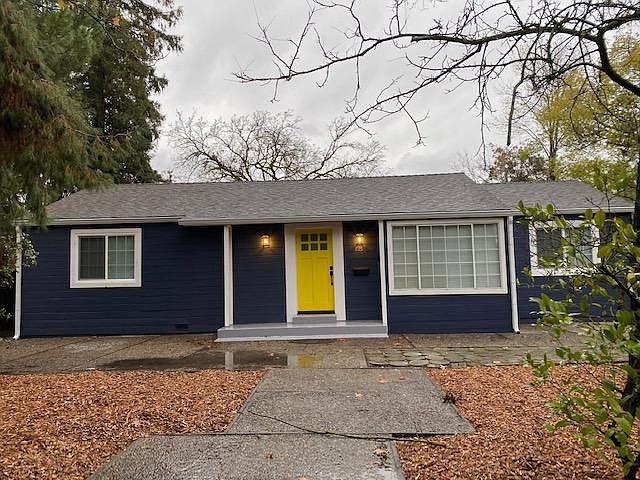 Large front yard