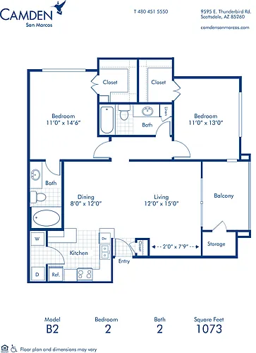 Floor plan B2