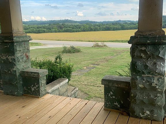 View from your brand new front porch! Paint on columns and exterior surfaces will be complete before move in date.