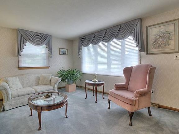 Bright large living room
