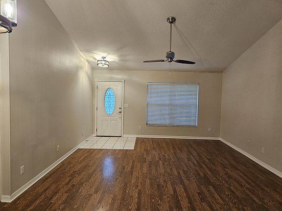 Foyer and living room