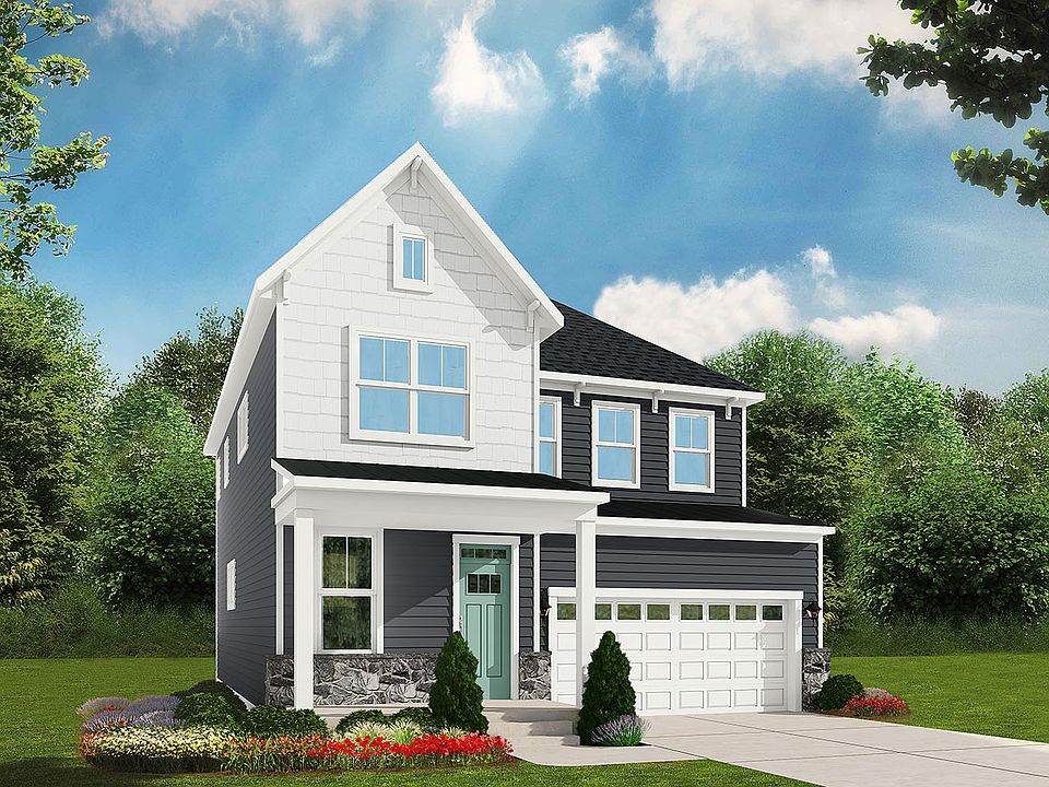 A rendering of elevation 4 of the Sinclair single family home.