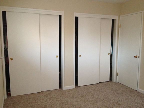 Master bedroom closets