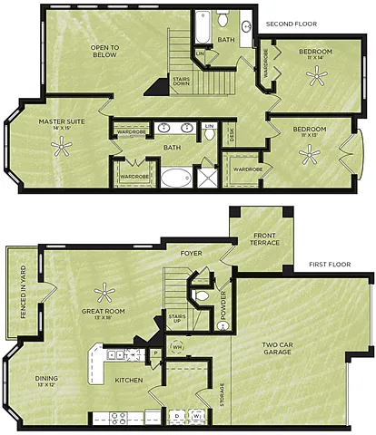 Floor plan C4: 3 Bed 2 Bath