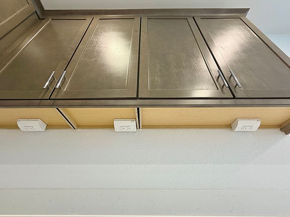 Kitchen modern hidden outlets