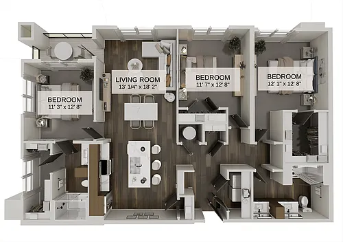 Floor plan Gilmore (C2)