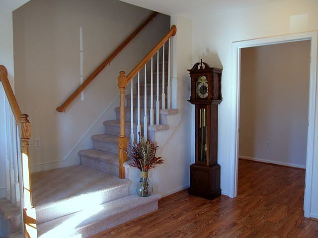 Entry opens to lower family room and garage entrancee