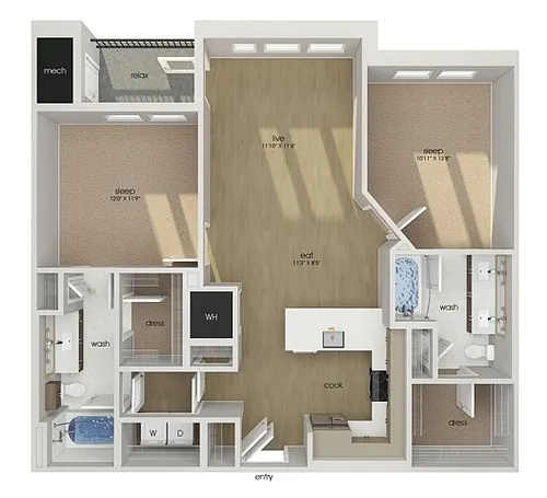 Floor plan B11