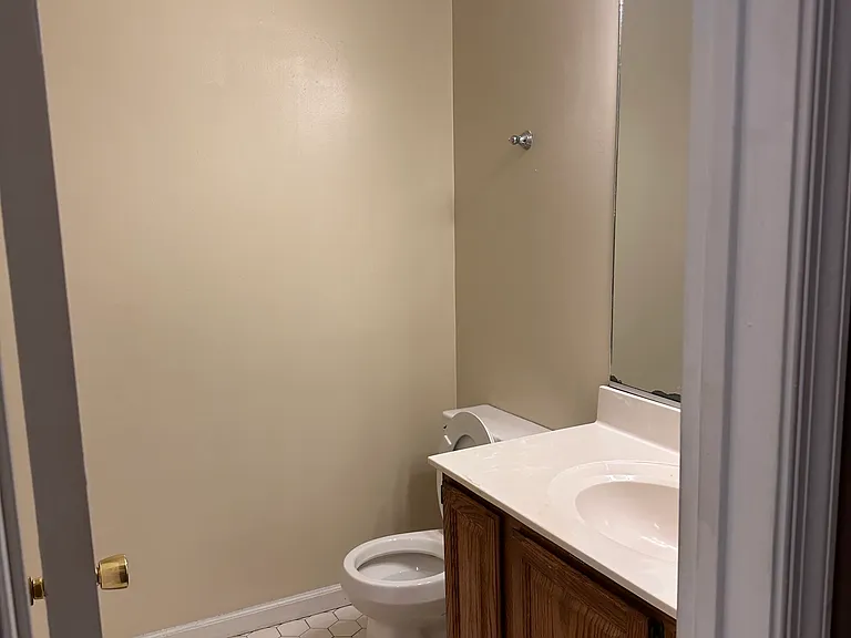 Hallway bathroom