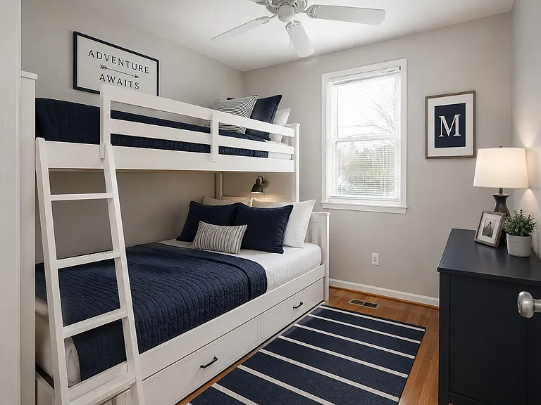 Upstairs Tertiary Room - Virtually Staged