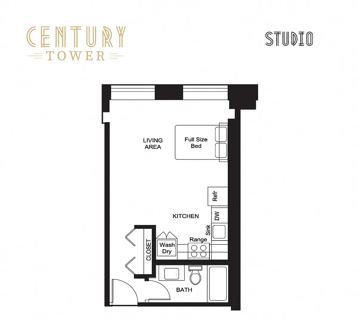 Floor plan Studio 04