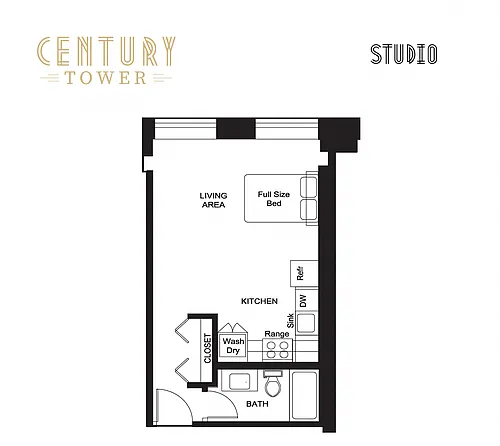 Floor plan Studio 04