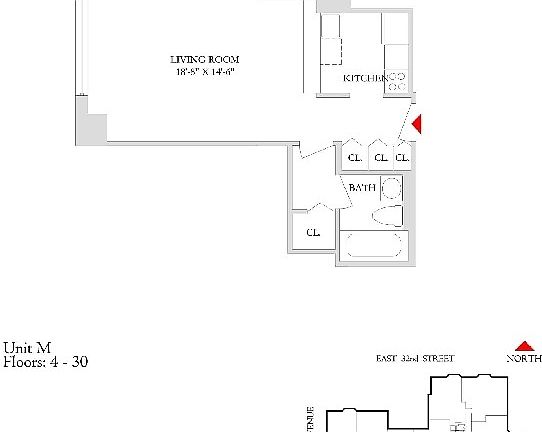 2nd image of 151-155 E 31st St #E5m