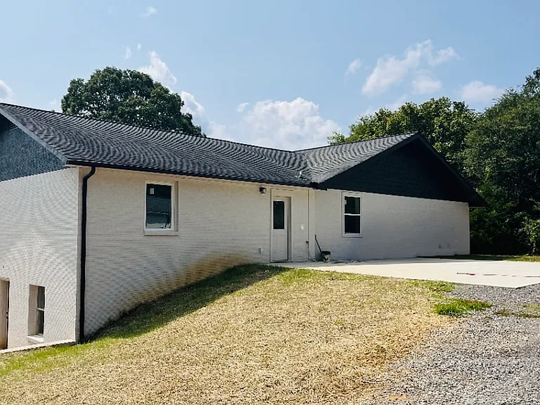Front of the duplex (other unit entry on back side of structure)