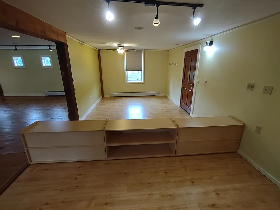 Bar area shelving
