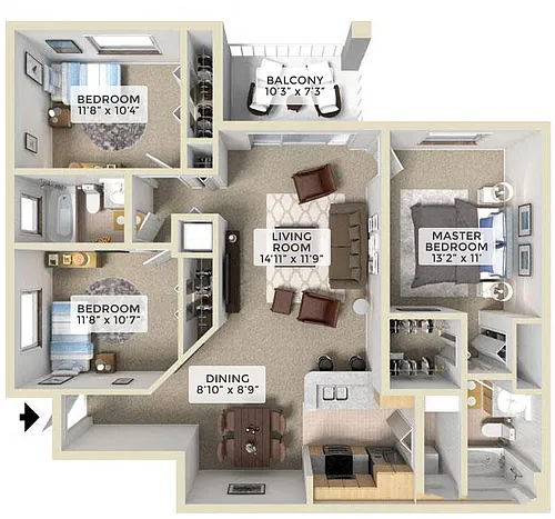 Floor plan Daisy