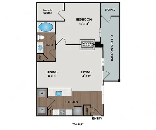 Floor plan Claremont