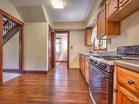 Glistening hardwood floors