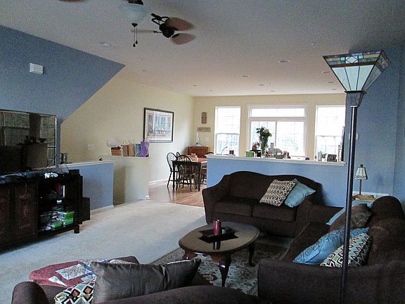 2nd floor - living, dining, bathroom, kitchen