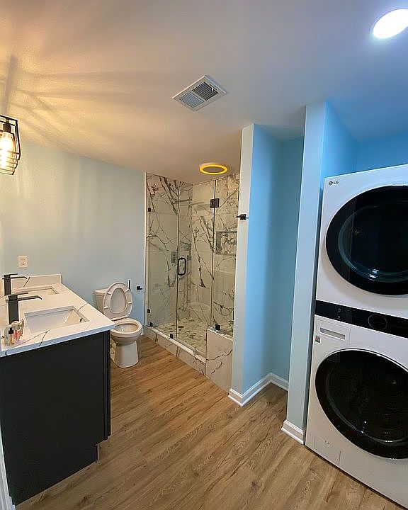 Basement bathroom
