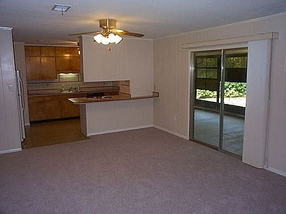 Dining area and kitchen
