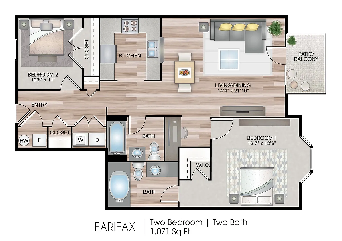 Floor plan Fairfax
