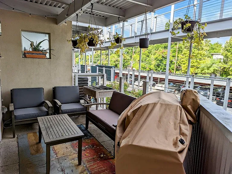 An oversized patio, perfect for outdoor entertaining