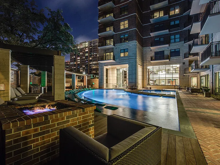 Poolside Fire Pit