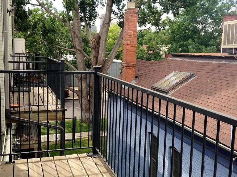 Back Balcony off of master bedroom