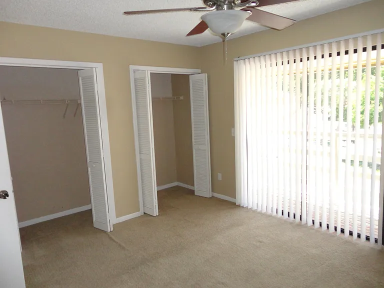 Second bedroom opens to balcony