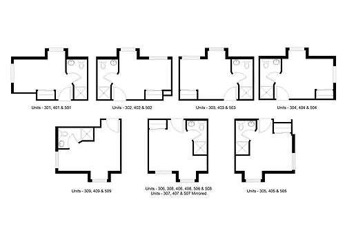 Floor plan Standard Studio