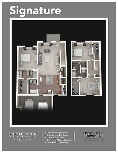Floor plan Signature Townhome
