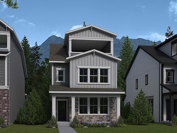 The Eagleview - F Exterior - Optional Roof Deck