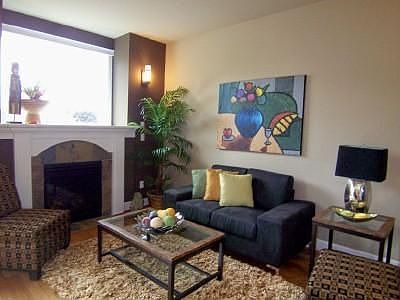 Fireplace, view