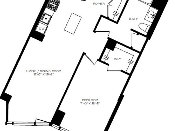 2nd image of 625 W 57th St APT 1910