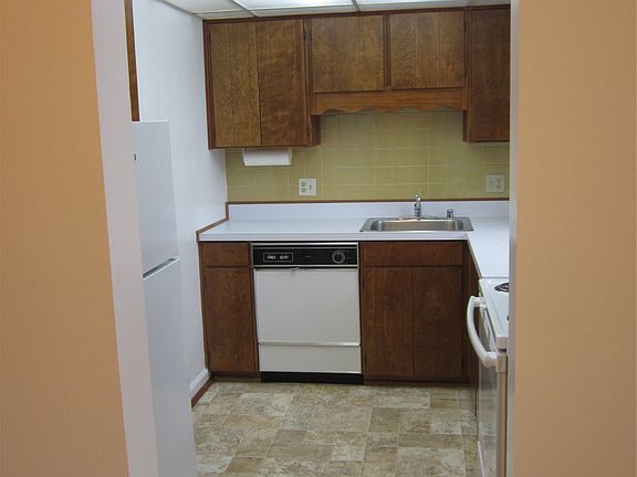looking from dining into kitchen