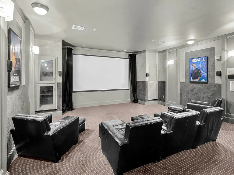 Watch your favorite films in the community movie theater at The Quarters, off-campus student apartments near UL Lafayette.