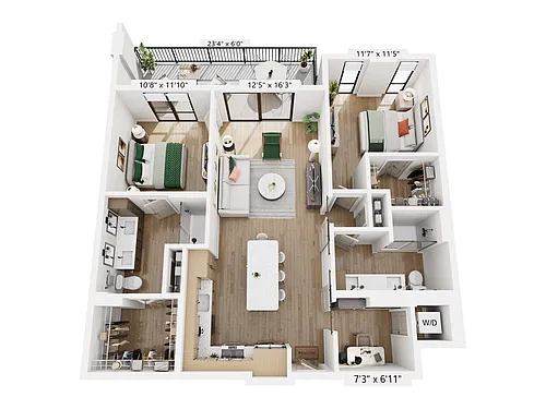 Floor plan B3
