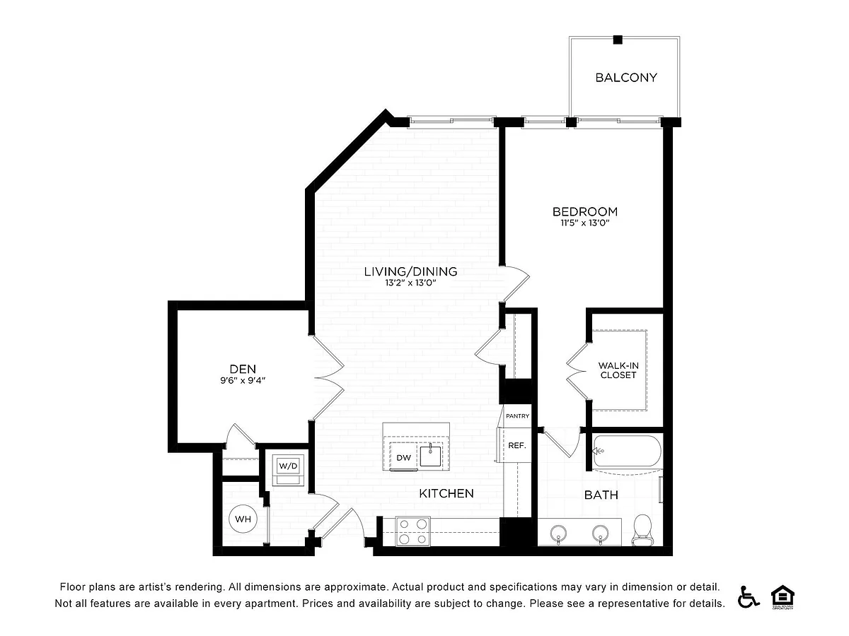 Floor plan 1B