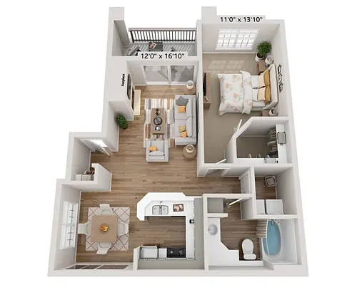 Floor plan Pima