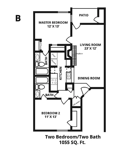 Floor plan B