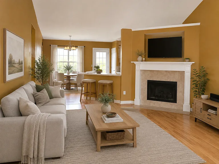 virtual staging living room