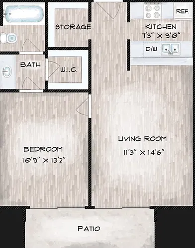 Floor plan A
