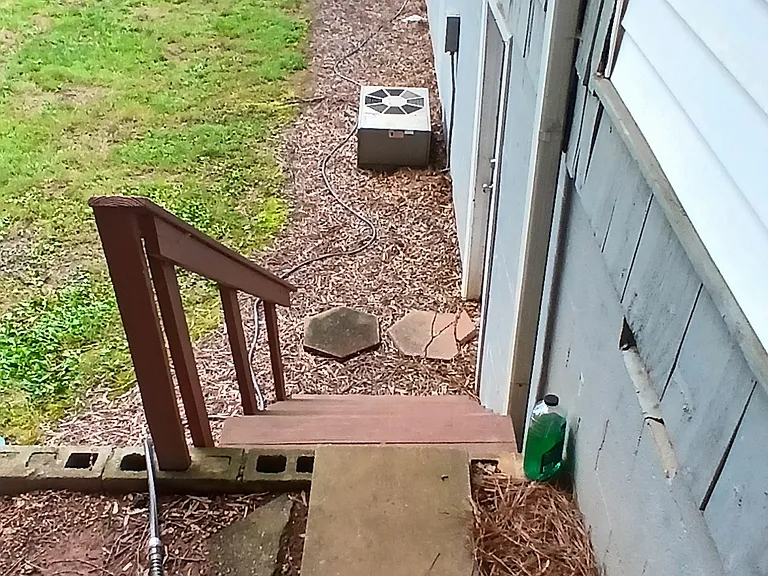 Steps to the basement