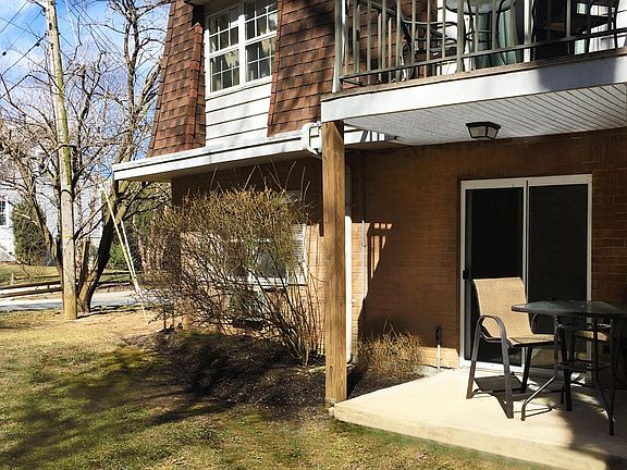 private patio.