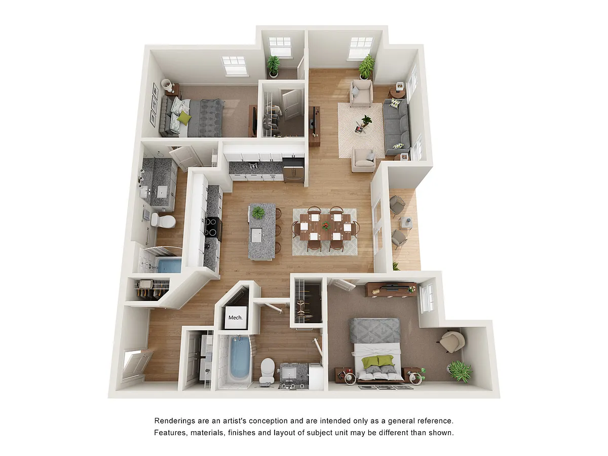 Floor plan Crossing - (B3)