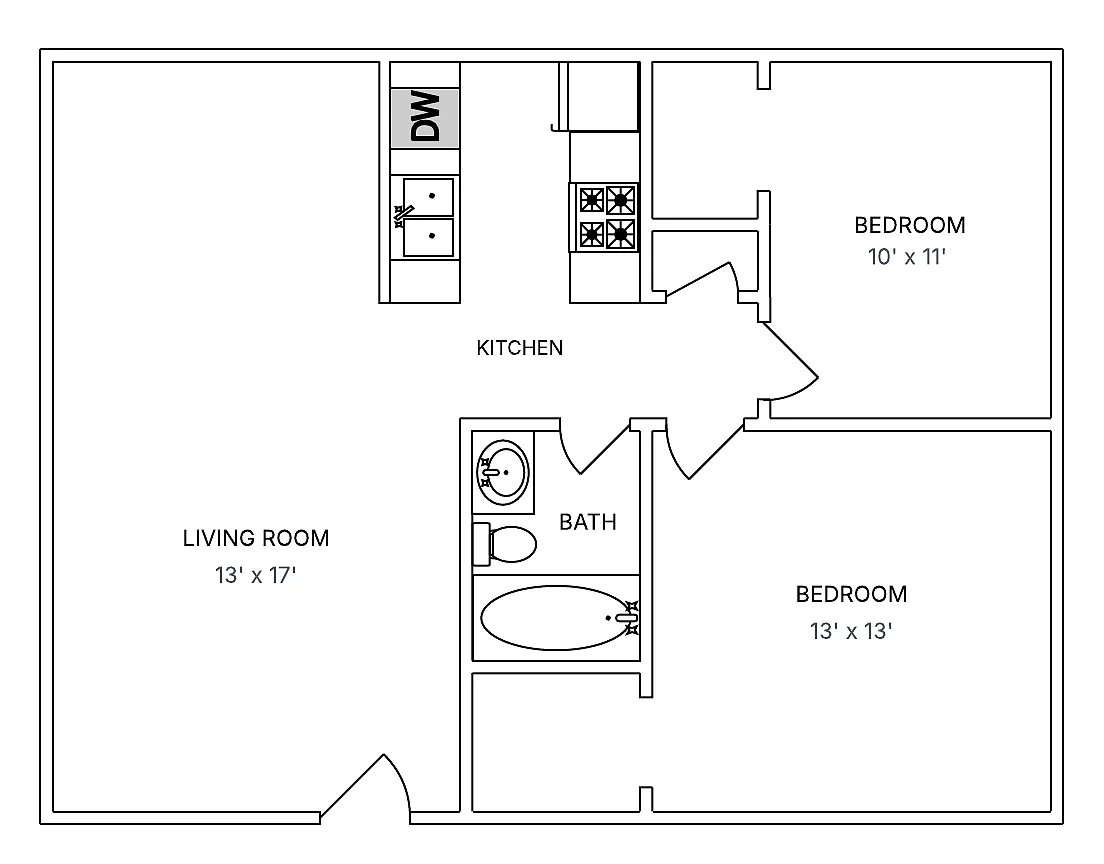Floor plan B