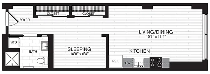 Floor plan Studio - L3