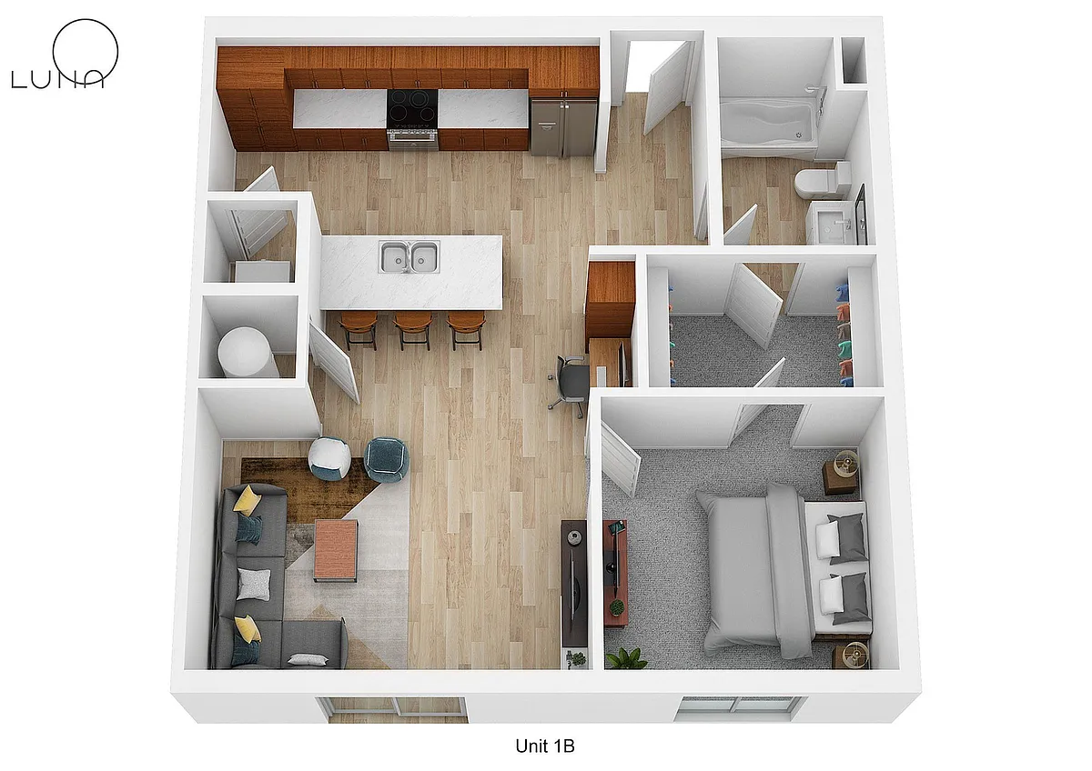 Floor plan 1B