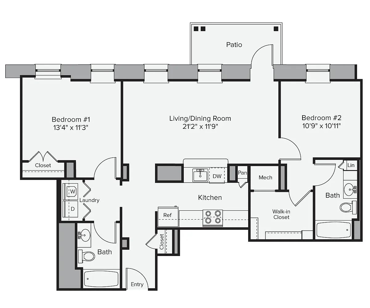 Floor plan B1